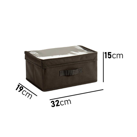 Scatole Kit 3pz TNT e PVC Ideali per il Cambio Stagione Contenitore Salvaspazio