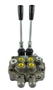 Distributore oleodinamico Ama a 2 leve doppio effetto - 40L
