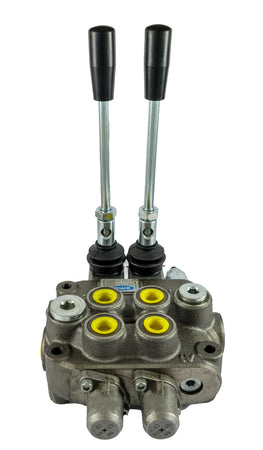 Distributore oleodinamico Ama a 2 leve doppio effetto - 40L