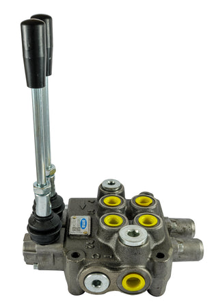 Distributore oleodinamico Ama a 2 leve doppio effetto - 40L