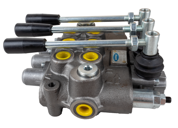 Distributore oleodinamico Ama basic da 3/8” 3 leve 40L/min per trattori