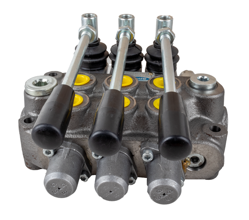 Distributore oleodinamico Ama basic da 3/8” 3 leve 40L/min per trattori