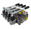Distributore oleodinamico Ama a 4 leve doppio effetto - 40L