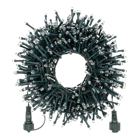 Catena lineare natalizia Smart Connect Miniled da Ø 3 mm con 8 giochi di luce