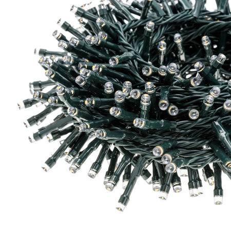 Catena lineare natalizia Smart Connect led da Ø 5 mm con 8 giochi di luce