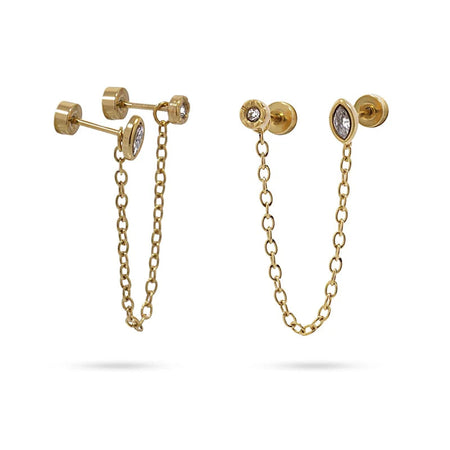 Anartxy - Orecchini Piercing Fenja