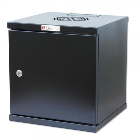 Armadio Rack 10'' a muro 6 unità Porta Cieca Nero