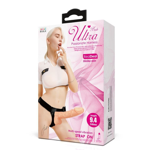 Harness Strap-on Vibrante Multi-Speed