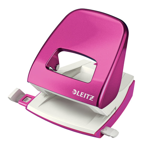 Perforatore 2 Fori 5008 Wow Fucsia Metal Max 30Fg Leitz