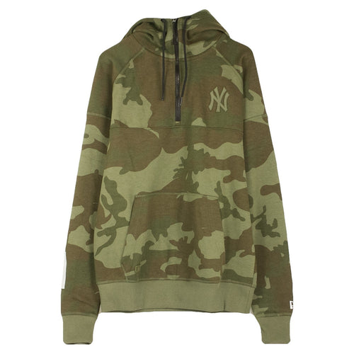 NEW ERA Felpa Cappuccio Uomo Ntc Hz Hoodie Neyyan Olive da uomo
