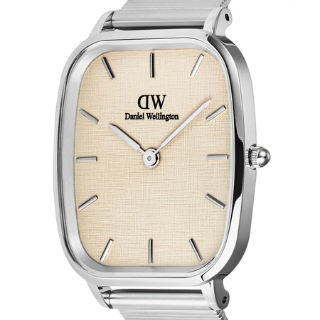 Daniel Wellington - Orologio Marlon Wire Linen Silver