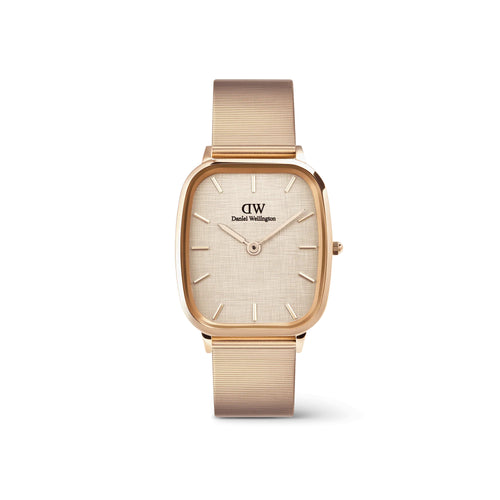 Daniel Wellington - Orologio Marlon Wire Linen Rose Gold
