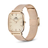 Daniel Wellington - Orologio Marlon Wire Linen Rose Gold