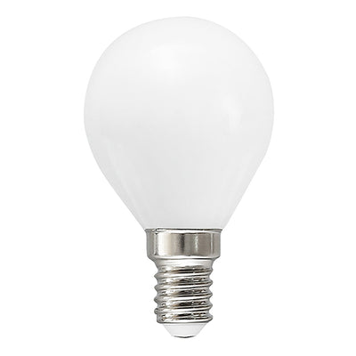 Lampadine confezione 10 PZ vetro bianco Gea Led GLA290 B 6W LED E14 360° 3000°K goccia