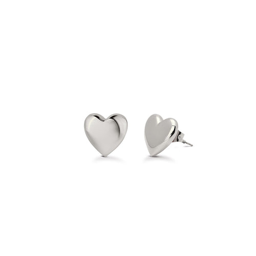 Ops Object - orecchini a lobo cuore bombato AMOUR