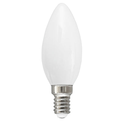 Confezione 10 Lampadine Gea Led GLA270 B E14 6W LED 360° 3000°K vetro bianco luce calda