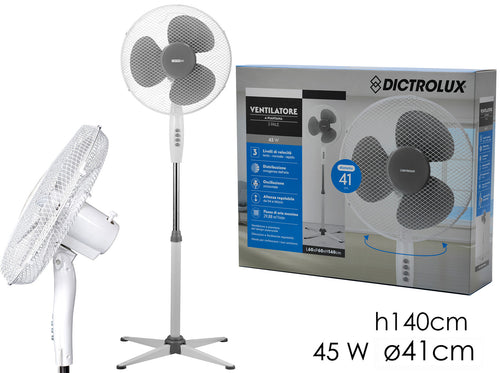 Ventilatore Plus con Asta 140cm 45cm