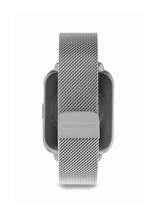 Roccobarocco Orologio - Elite – Smartwatch Unisex Acciaio Argento