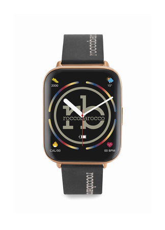 Roccobarocco Orologio - Elite – Smartwatch Unisex Nero Oro