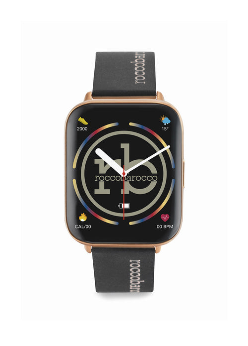 Roccobarocco Orologio - Elite – Smartwatch Unisex Nero Oro
