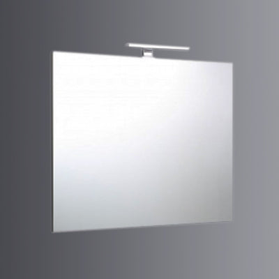 Specchio 90x70 reversibile con lampada a led di 20cm