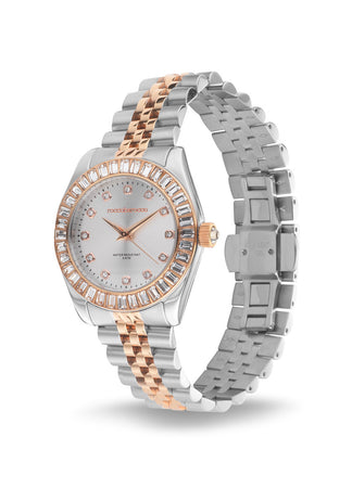 Roccobarocco Orologio - Skater – Donna Water Resistant Argento Oro Rosa