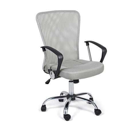 Sedia da ufficio ergonomica "Brisbane" con ruote, poltrona presidenziale per scrivania