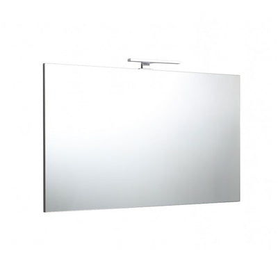 Specchio 120x70 reversibile con lampada a led di 20cm