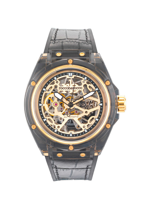 Roccobarocco - Orologio Automatico Unisex Next Orbit Nero-Oro