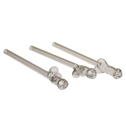 Cannucce di vetro sexy party idea regalo addio al nubilato 4 pz