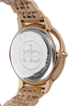 Roccobarocco - Orologio e bracciale solo tempo donna Snello