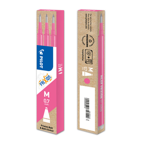 Set 3 Refill Sfera Frixionball 0.7Mm Rosa Pilot