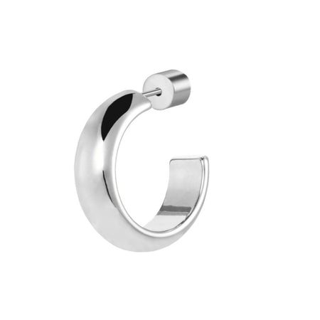 Marlù   Orecchino a lobo a cerchietto 1,5cm con chiusura perla