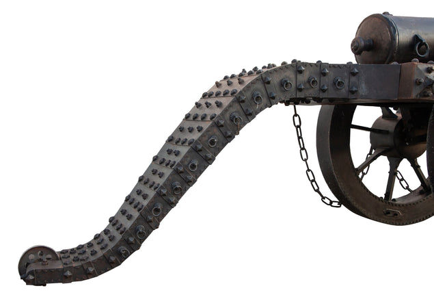Biscottini RIPRODUZIONE DI CANNONE D'EPOCA IN METALLO dimensioni larghezza profondità