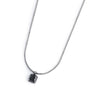 Marlù Collana con zircone nero quadrato