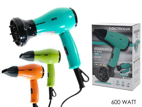 Phon da Viaggio Pieghevole 600W 3 Assortimenti