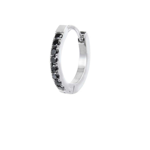 Marlù Orecchino a cerchio 1,7cm con zirconi