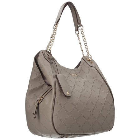 Liu Jo borsa satchel taupe grande AF5054E0538-71105