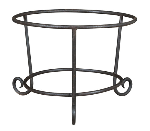 Biscottini Biscottini Base Portavasi Ferro Pieno Forgiato a Mano 30x40x40 Interno Esterno