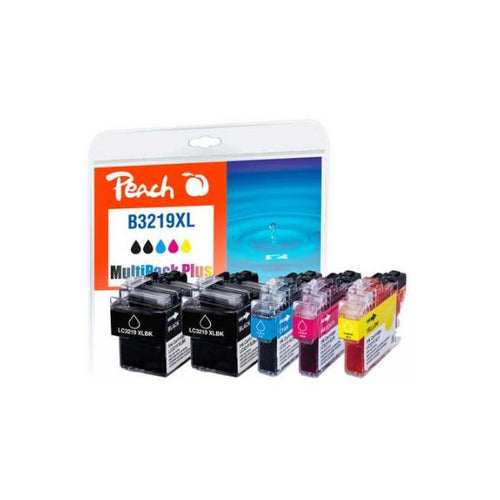 Peach PI500-246 cartuccia d'inchiostro 5 pz Nero, Ciano, Magenta, Giallo (Peach PI500-246 bl?kpatron 5 stk Sort,)