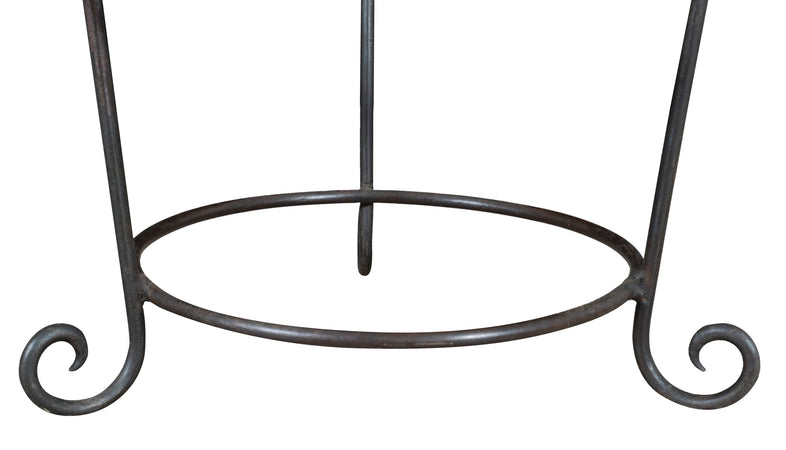 Biscottini Biscottini Base Portavasi Ferro Forgiato a Mano per Interni Giardino 30x45x45