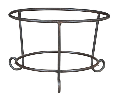 Biscottini Biscottini Base Portavasi Ferro Forgiato a Mano per Interni Giardino 30x45x45