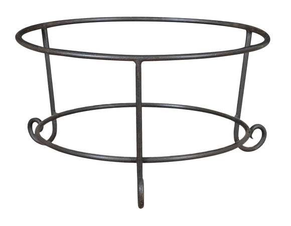 Biscottini Biscottini Base portavasi ferro forgiato a mano 55x55x30 robusto esterno interno