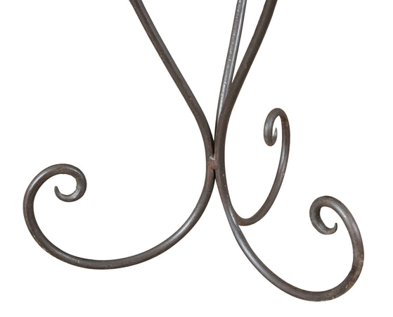 Biscottini Biscottini Base Portavasi Ferro Forgiato a Mano 75x30x30 Versatile Esterno