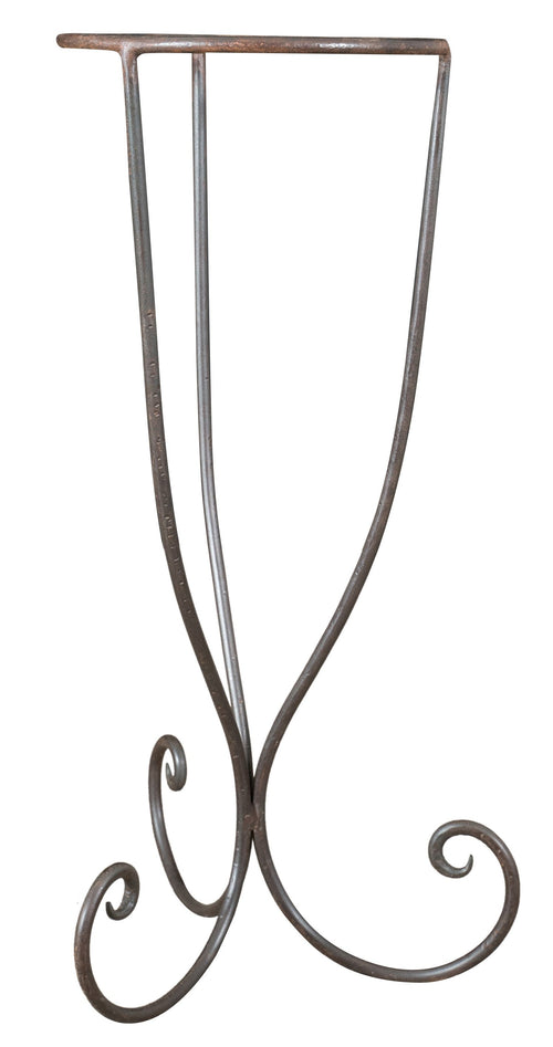 Biscottini Biscottini Base Portavasi Ferro Forgiato a Mano 75x30x30 Versatile Esterno