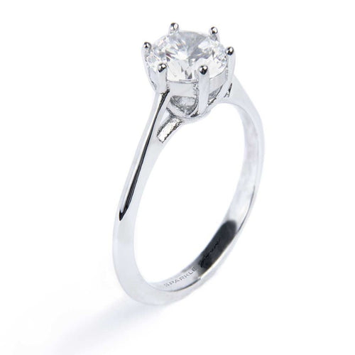 Marlù   Anello solitario zircone 6,25mm