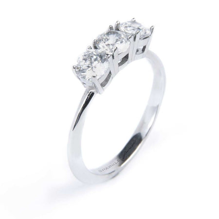 Marlù   Anello trilogy con zircone 4,25mm