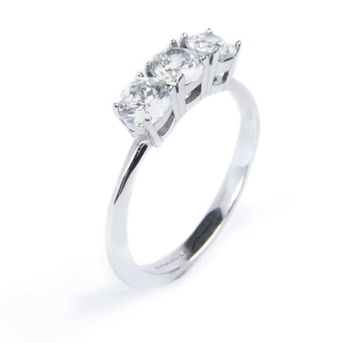 Marlù   Anello trilogy con zircone 4,25mm