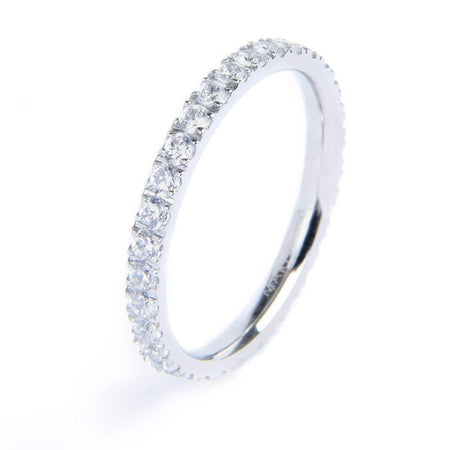 Marlù   Anello veretta con zirconi 1,7mm