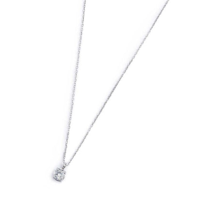 Marlù   Collana catena cutting cross zircone centrale 5,25mm